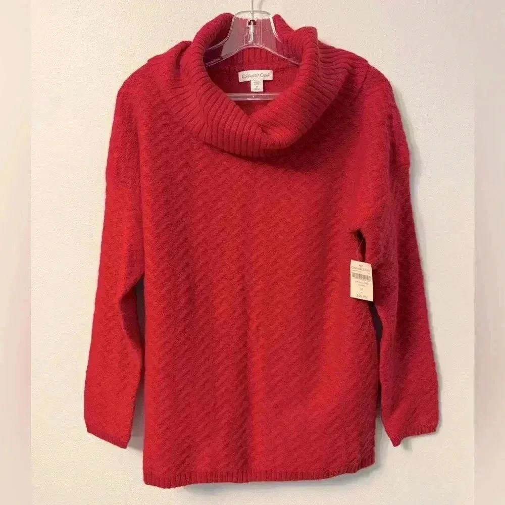 Women’s Coldwater Creek Soft Touch Cowl Sweater - Medium NWT